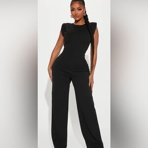 Fashion Nova Classic Black Jumpsuit
 Brand New Never Worn